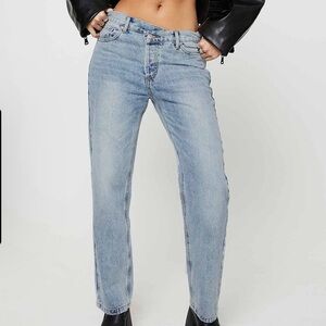 Princess Polly High Rise Asymmetric Jean